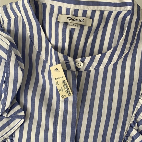 Striped button up top - Picture 8 of 8